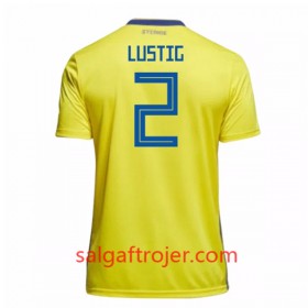 Sverige Fodboldtrøjer Lustig 2 Hjemmebanesæt VM 2018